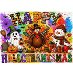 Holiday Mashup Jigsaw Puzzle 1000 Piece