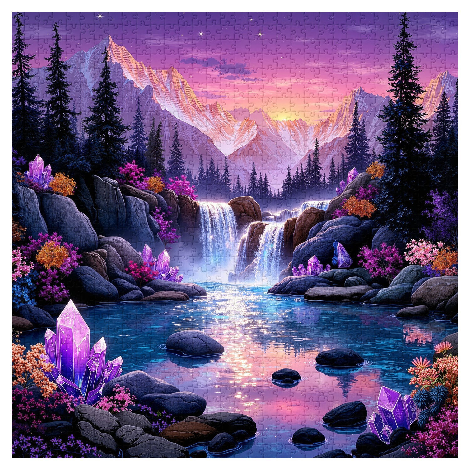 Amethyst Secret Realm Jigsaw Puzzle 1000 Pieces