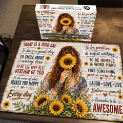 Sunflower Positivity Jigsaw Puzzle 1000 Pieces