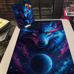 Cosmic Wolf Jigsaw Puzzle 1000 Pieces