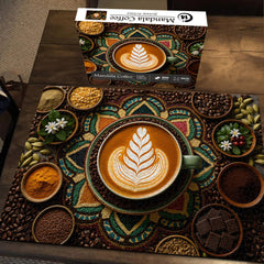 Mandala Coffee Jigsaw Puzzle 1000 Pieces