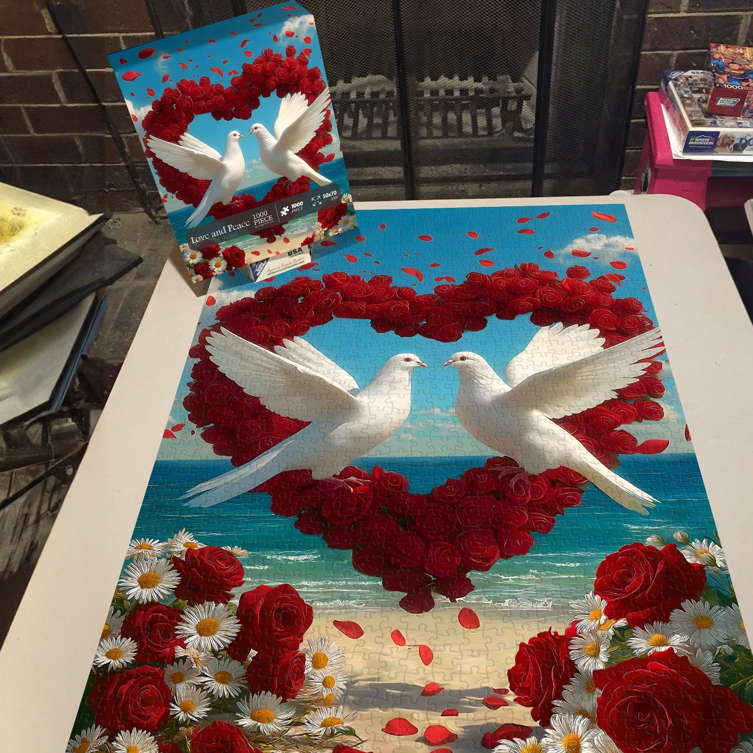 Love And Peace Jigsaw Puzzle 1000 Pieces