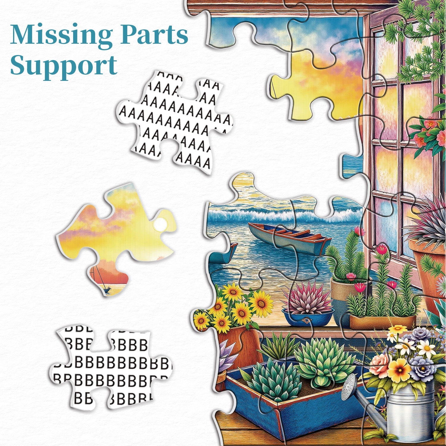 Ocean View Greens Jigsaw Puzzle 1000 Pieces