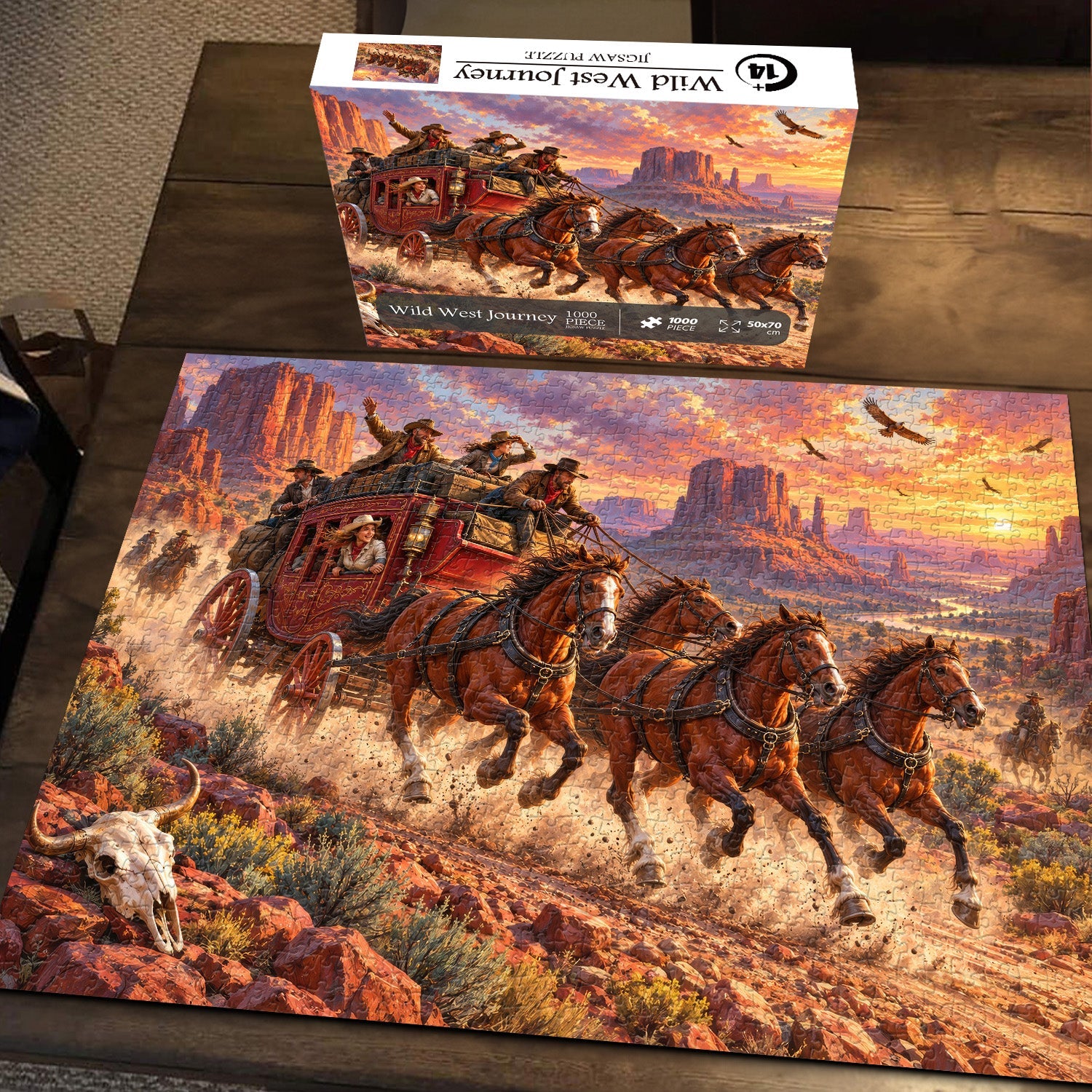 Wild West Journey Jigsaw Puzzle 1000 Piece