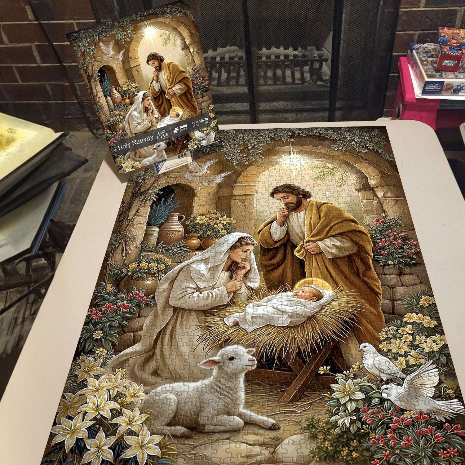 Holy Nativity Jigsaw Puzzle 1000 Pieces