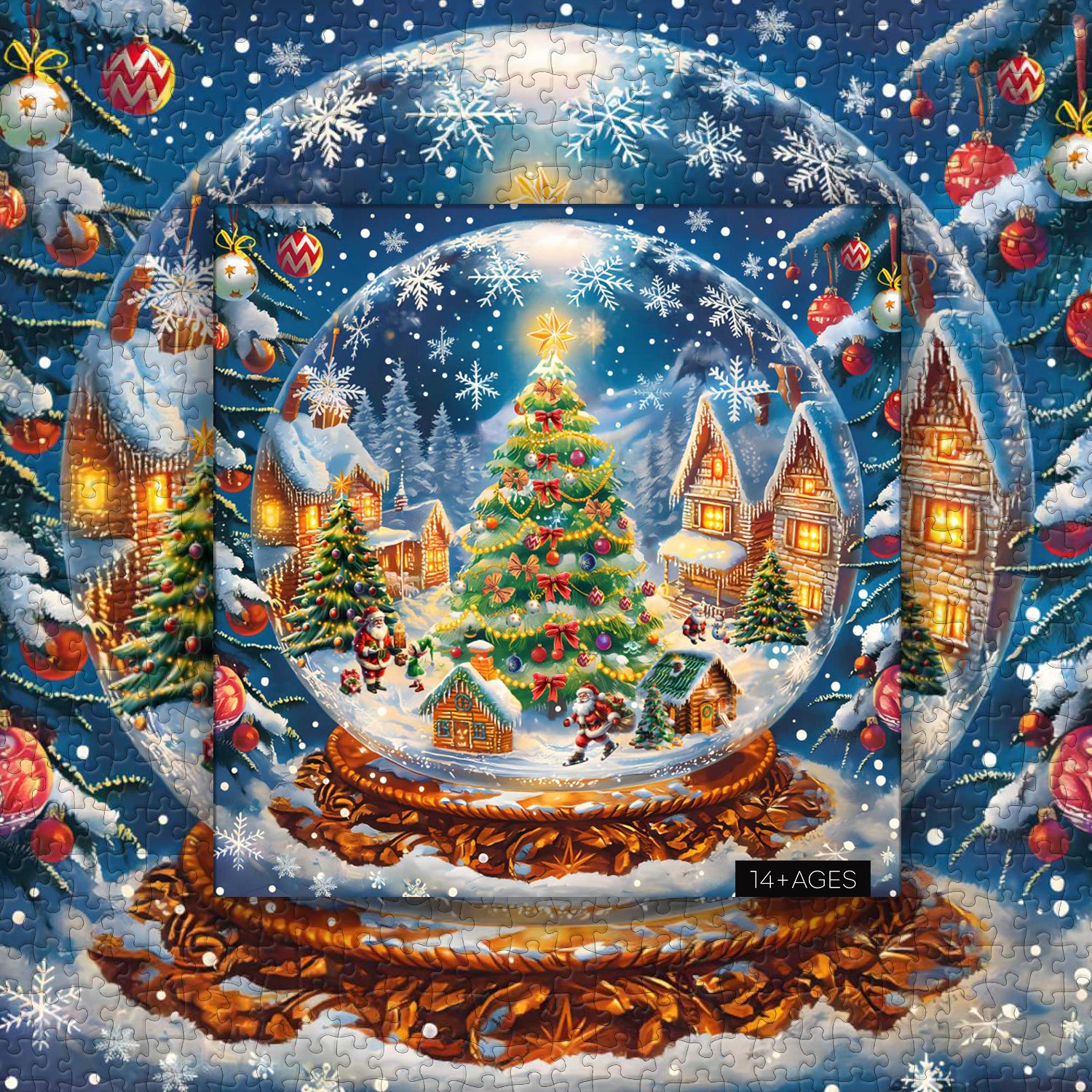 Christmas Crystal Ball Jigsaw Puzzle 1000 Piece