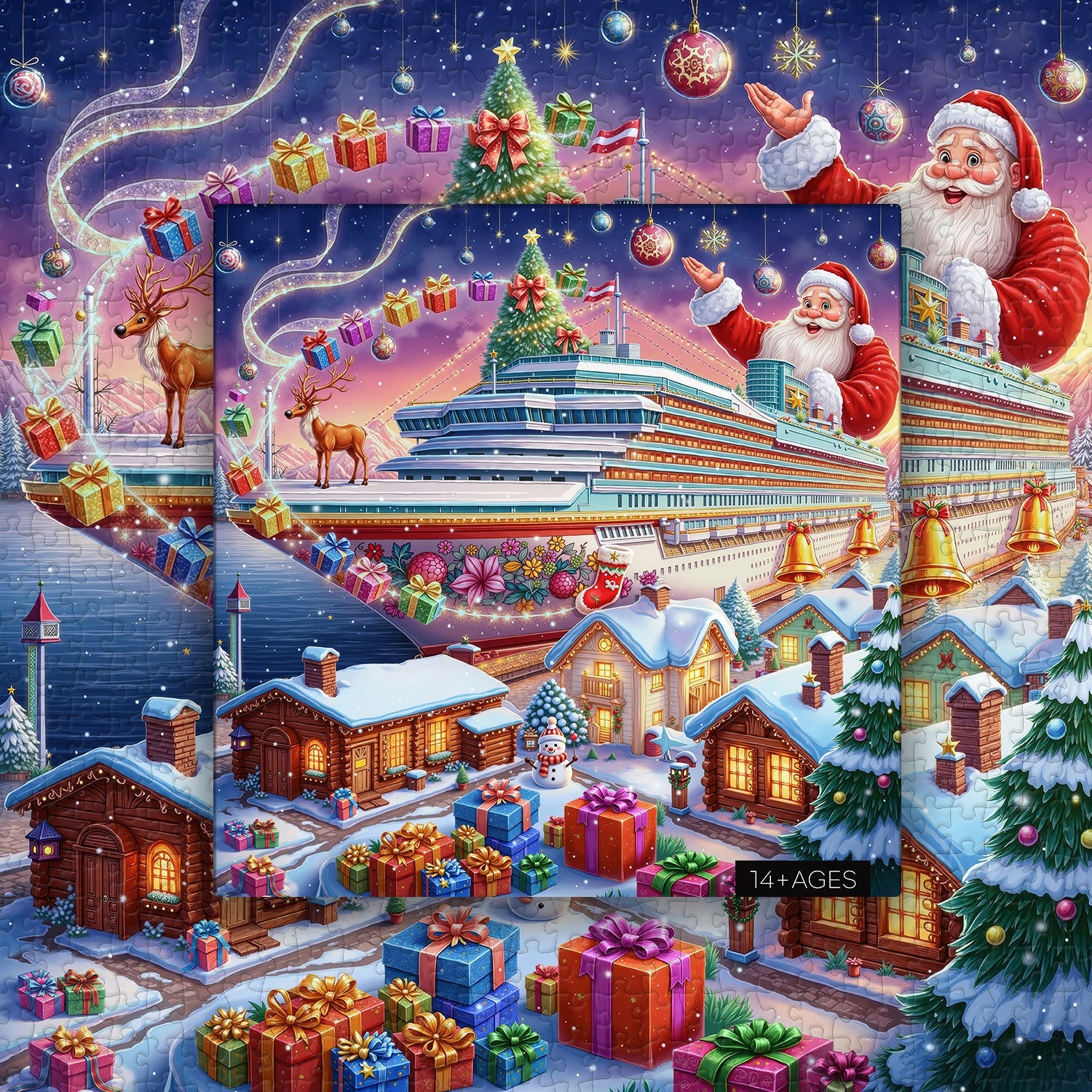 Santa’s Gift Voyage Jigsaw Puzzle 1000 Pieces