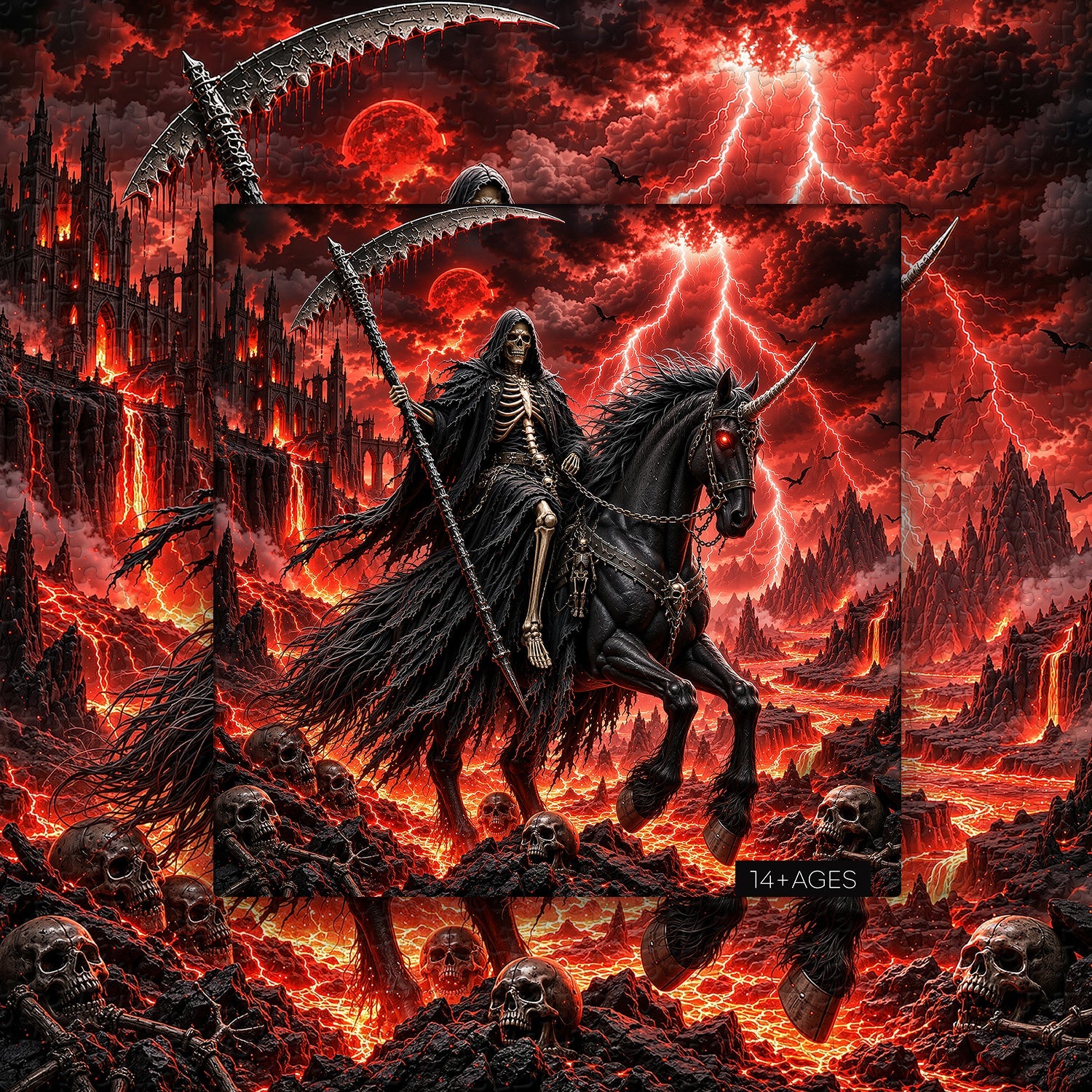 Hell Rider Jigsaw Puzzle 1000 Piece