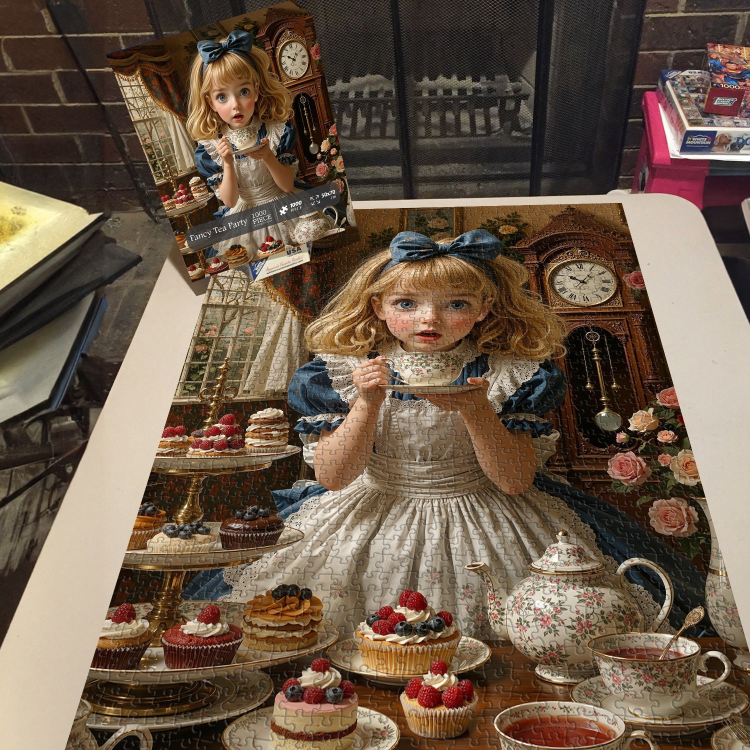 Fancy Tea Party Jigsaw Puzzle 1000 Piece