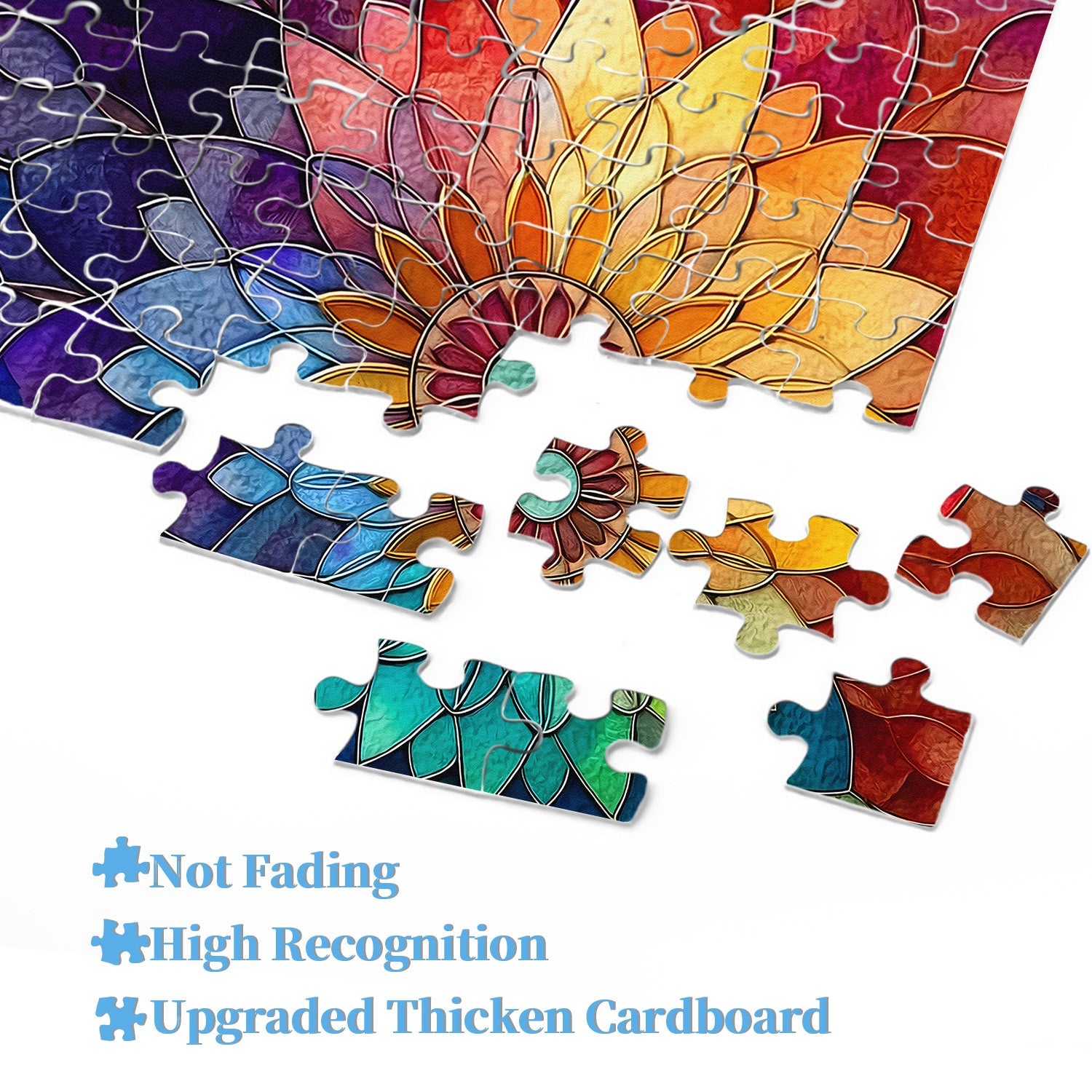 Mosaic Petals Jigsaw Puzzle 1000 Pieces