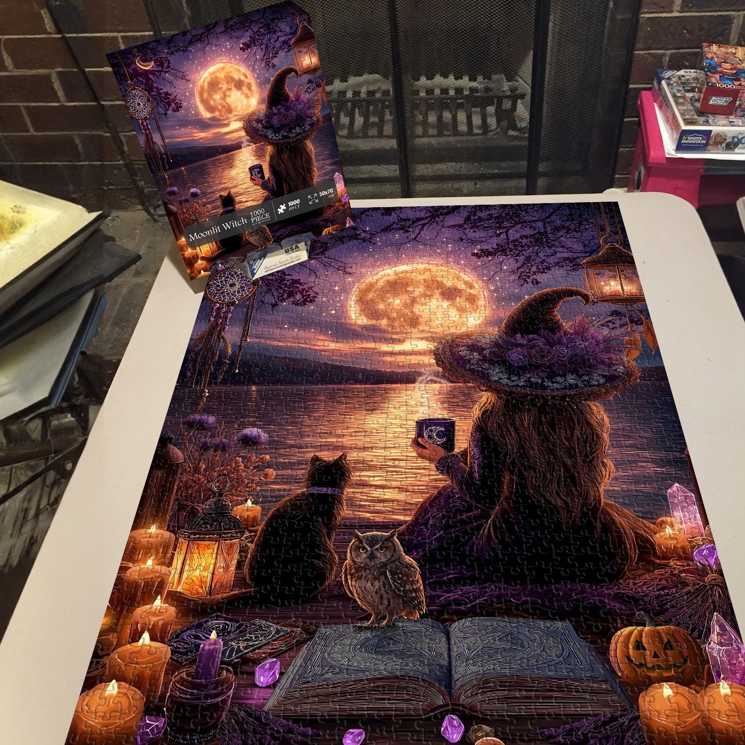 Moonlit Witch Jigsaw Puzzle 1000 Pieces