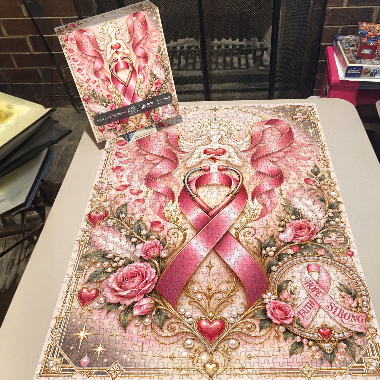 Angel’s Healing Ribbon Jigsaw Puzzle 1000 Piece