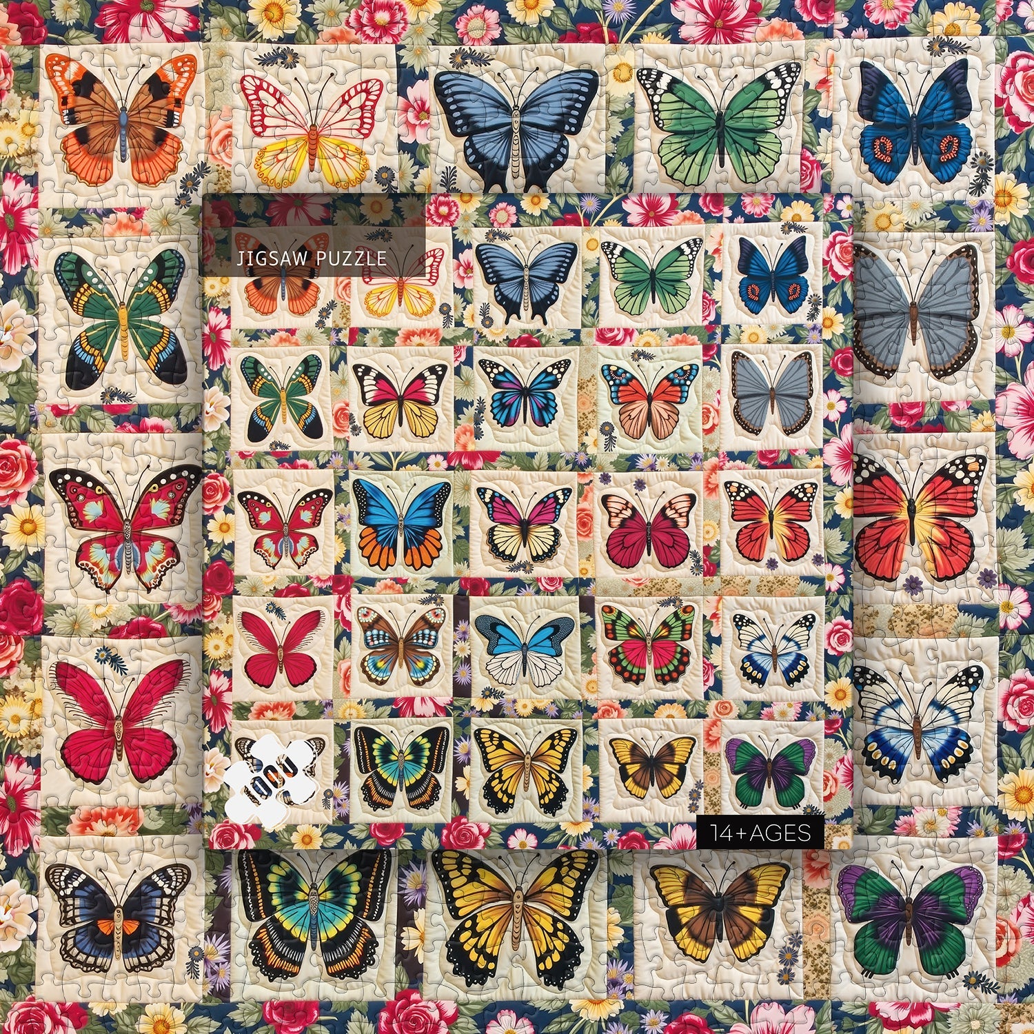 Butterfly Specimens Jigsaw Puzzle 1000 Pieces