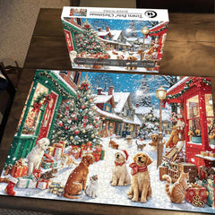 Town Pets’ Christmas Jigsaw Puzzle 1000 Pieces
