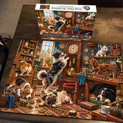 Dog Time Workshop Jigsaw Puzzle 1000 Pieces