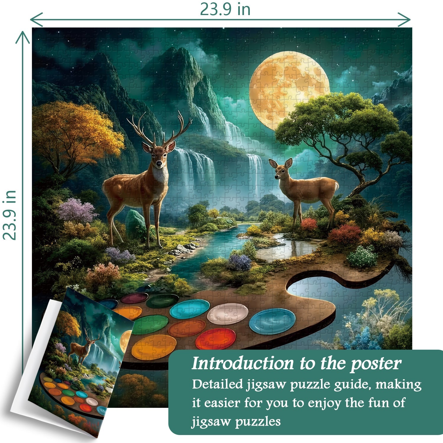 Enchanted Palette Jigsaw Puzzle 1000 Pieces