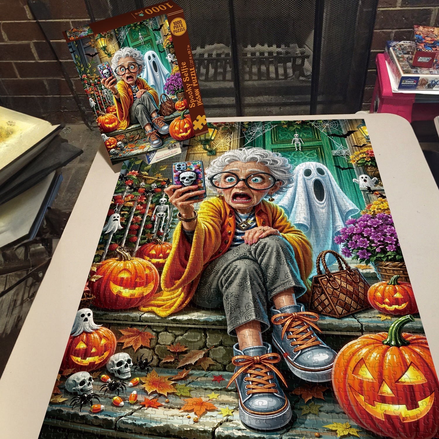 Puzzle selfie effrayant de 1000 pièces