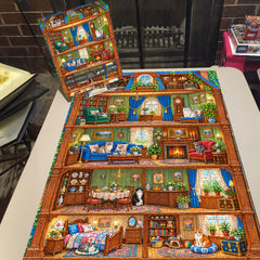 Cottage of Kittens Jigsaw Puzzle 1000 Piece