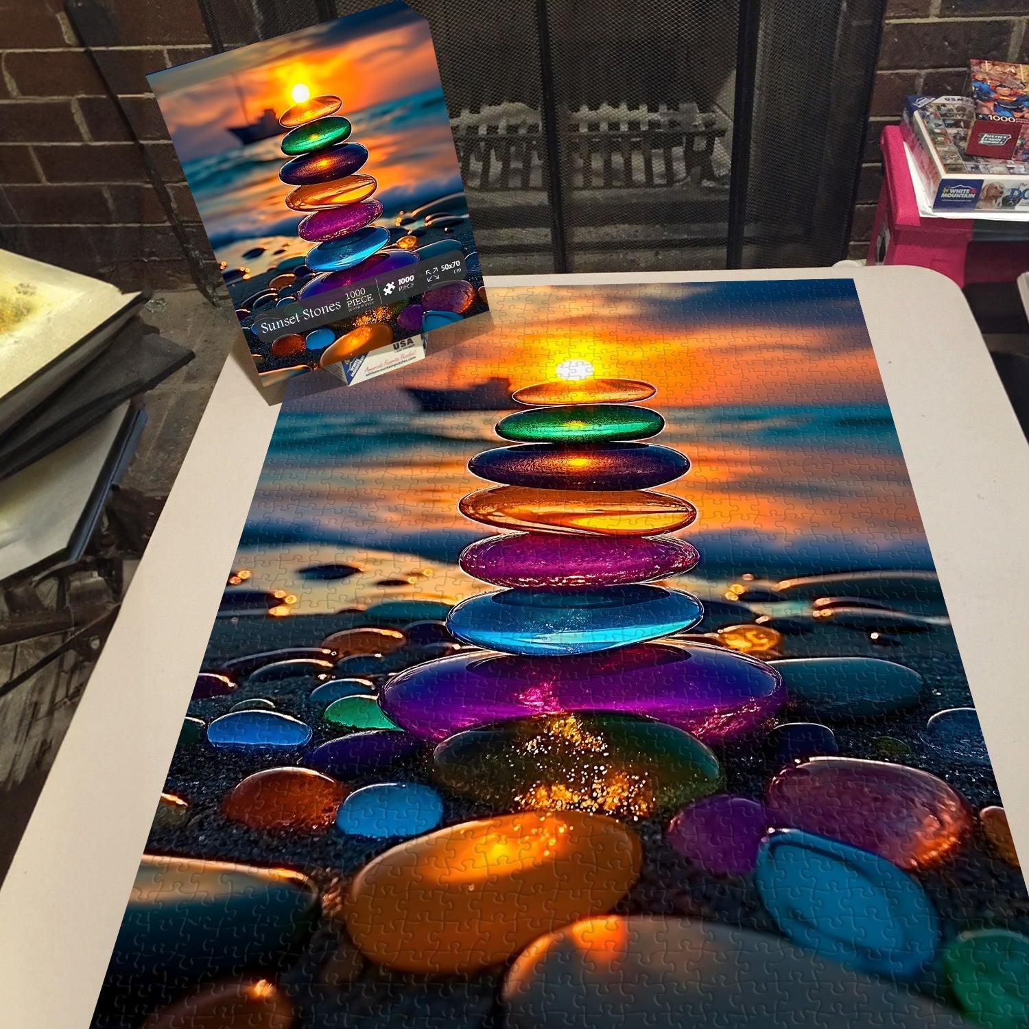 Sunset Stones Jigsaw Puzzle 1000 Pieces