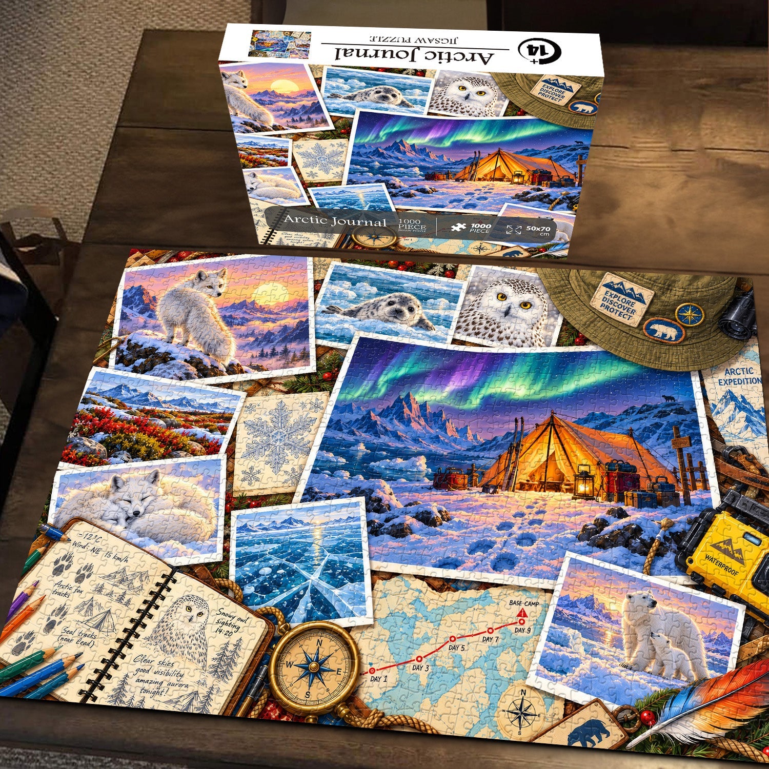 Arctic Journal Jigsaw Puzzle 1000 Piece