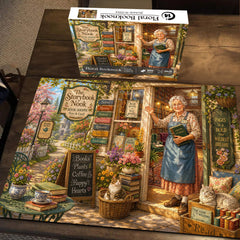 Floral Booknook Jigsaw Puzzle 1000 Piece