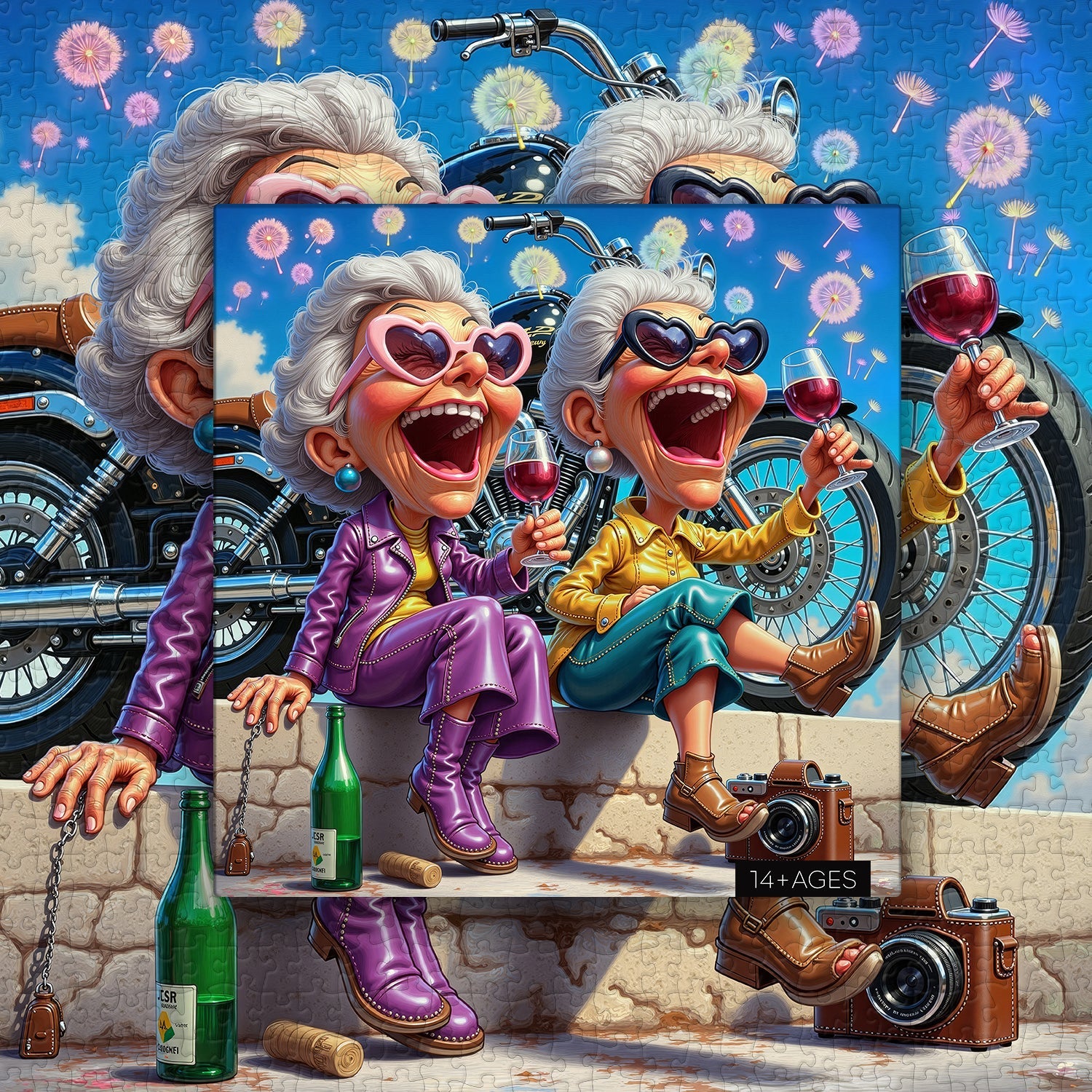 Granny’s Joyride Jigsaw Puzzle 1000 Piece