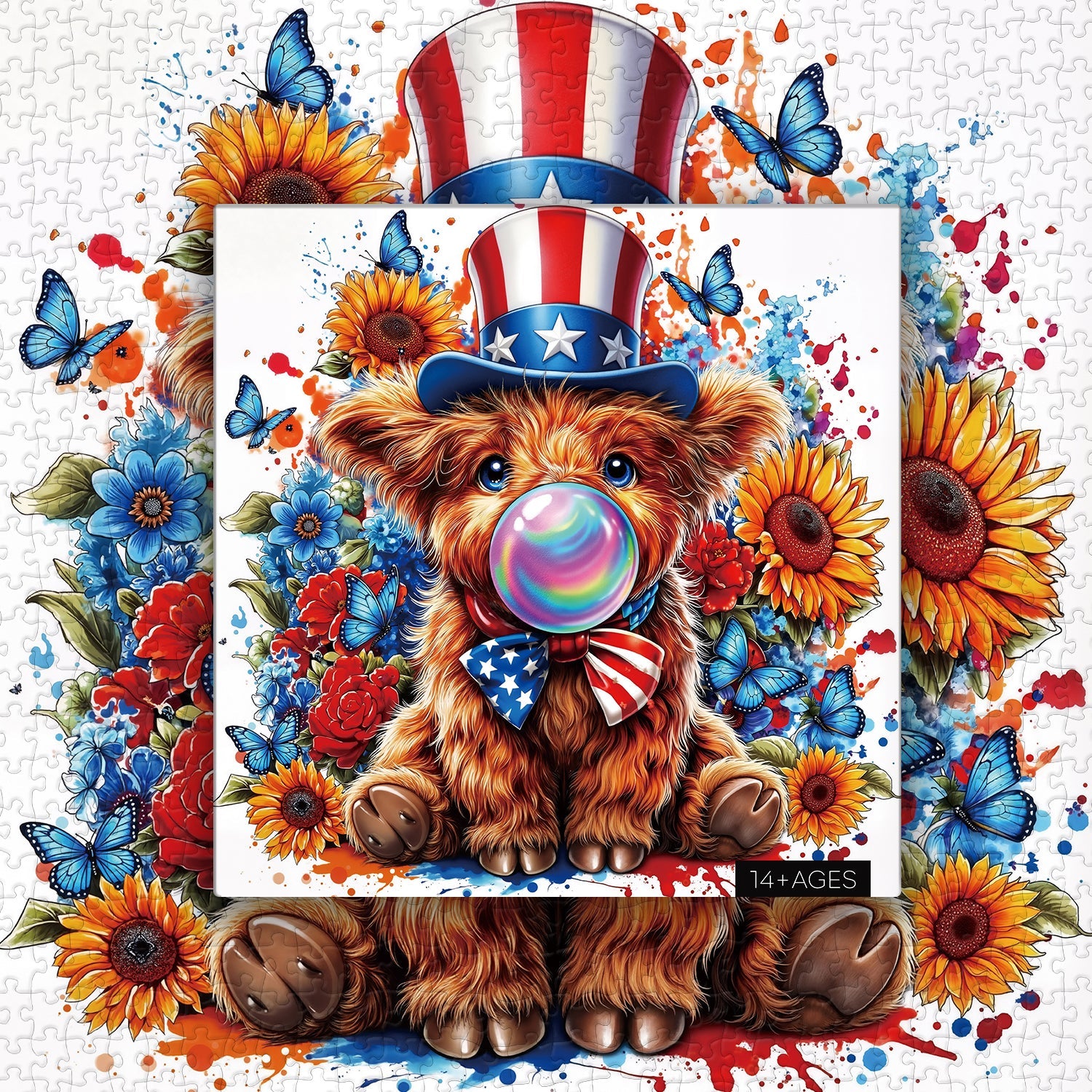 Patriotic Bubbles Jigsaw Puzzle 1000 Pieces