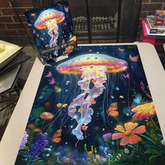 Floral Jellyfish Jigsaw Puzzles 1000 Pieces