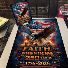 Puzzle 1000 pièces Foi et liberté