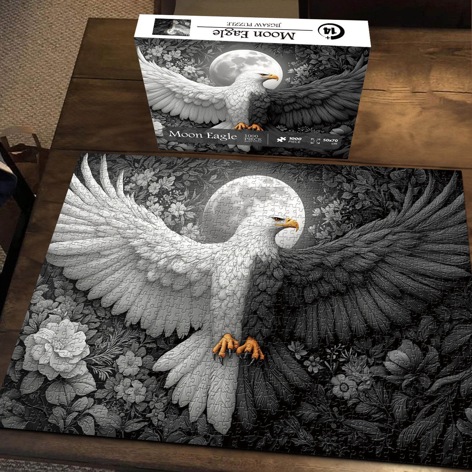 Moon Eagle Jigsaw Puzzle 1000 Pieces