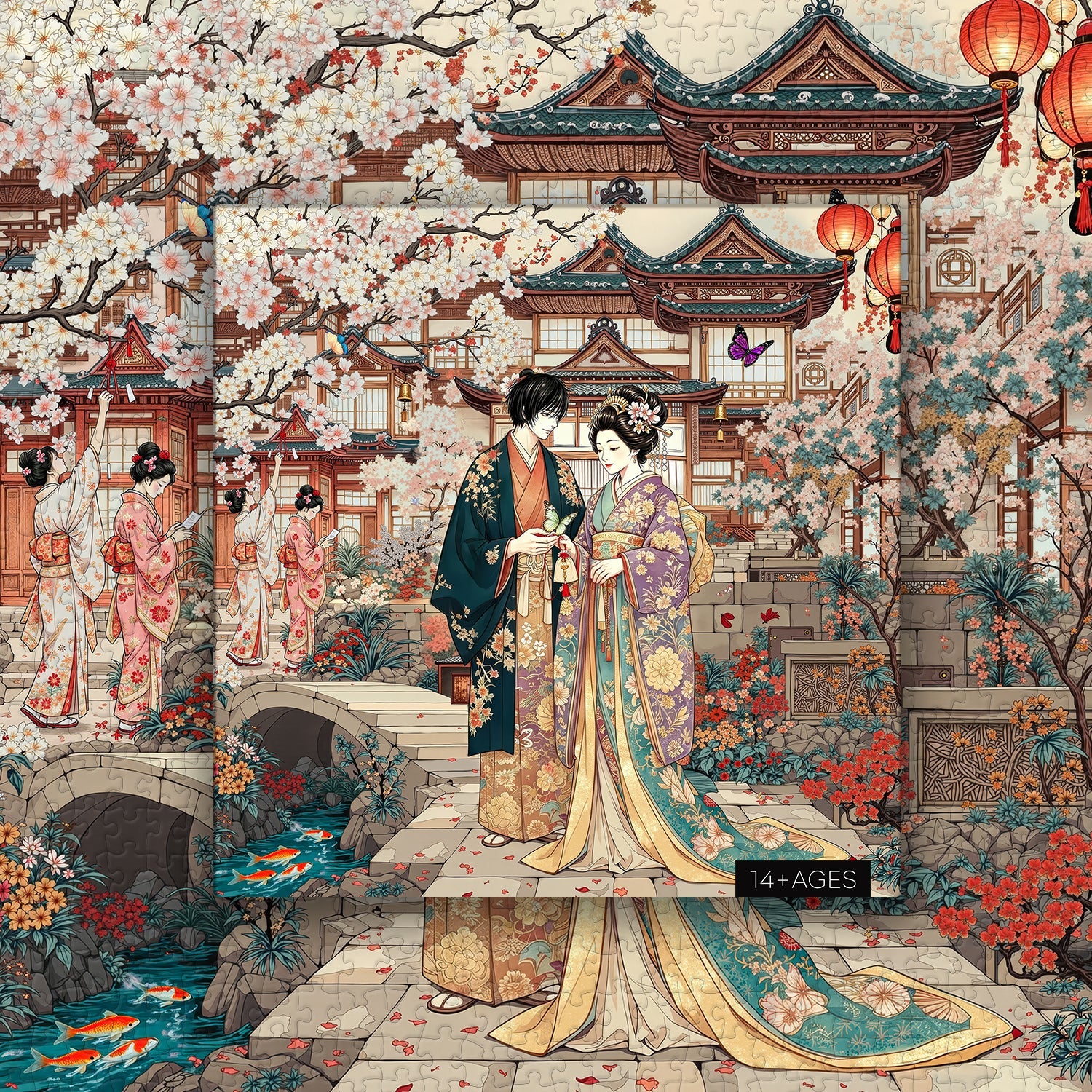 Sakura Lovers Jigsaw Puzzle 1000 Piece