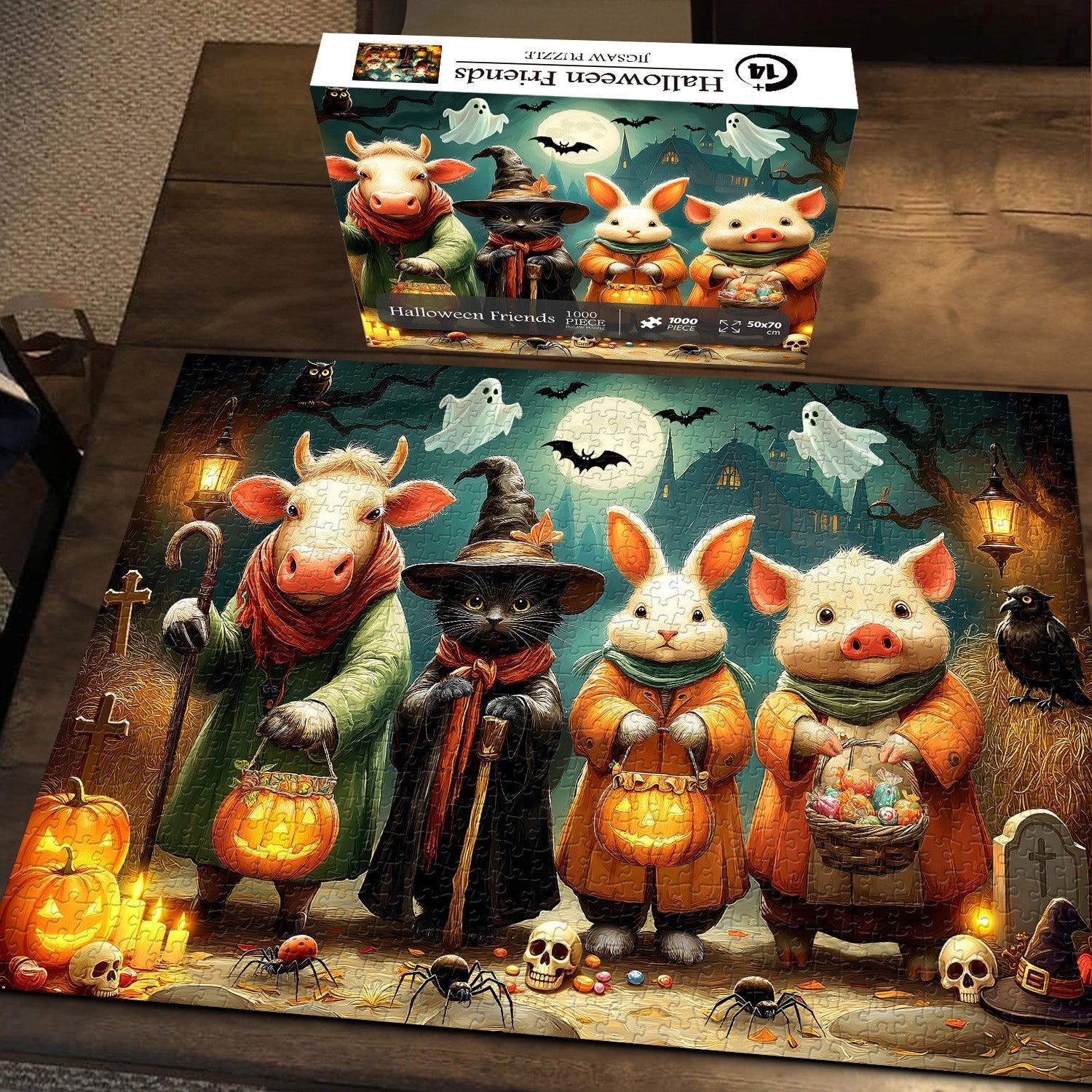 Halloween Friends Jigsaw Puzzle 1000 Pieces
