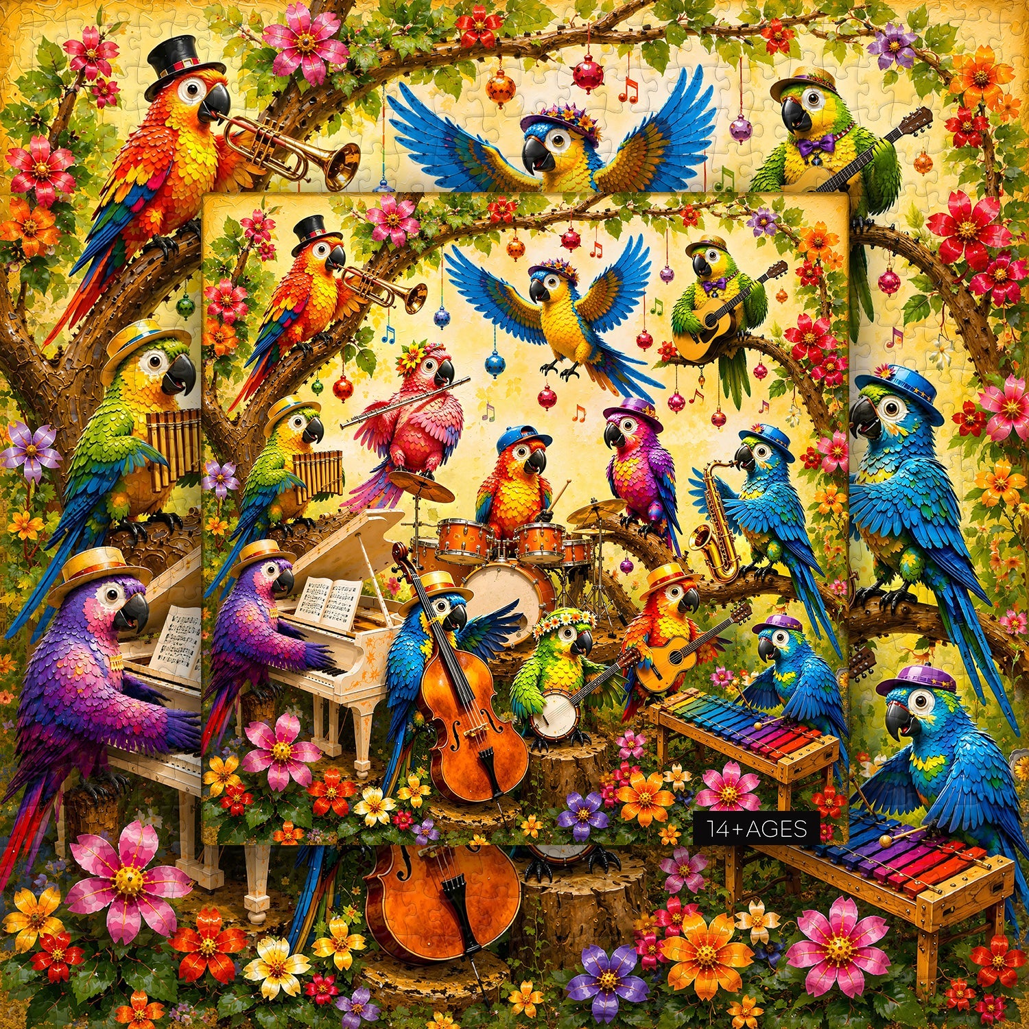 Parrot Jam Jigsaw Puzzle 1000 Piece