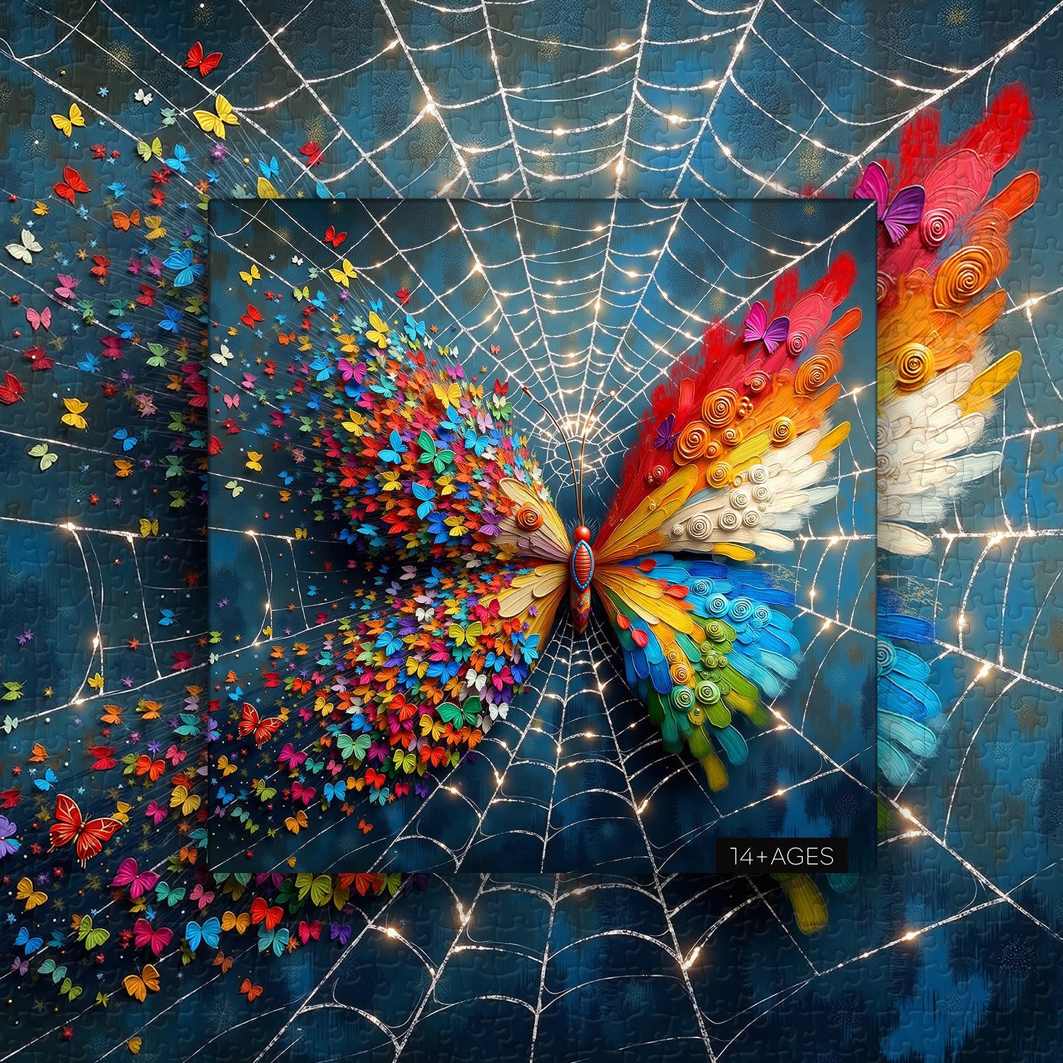 Web of Butterflies Jigsaw Puzzle 1000 Pieces