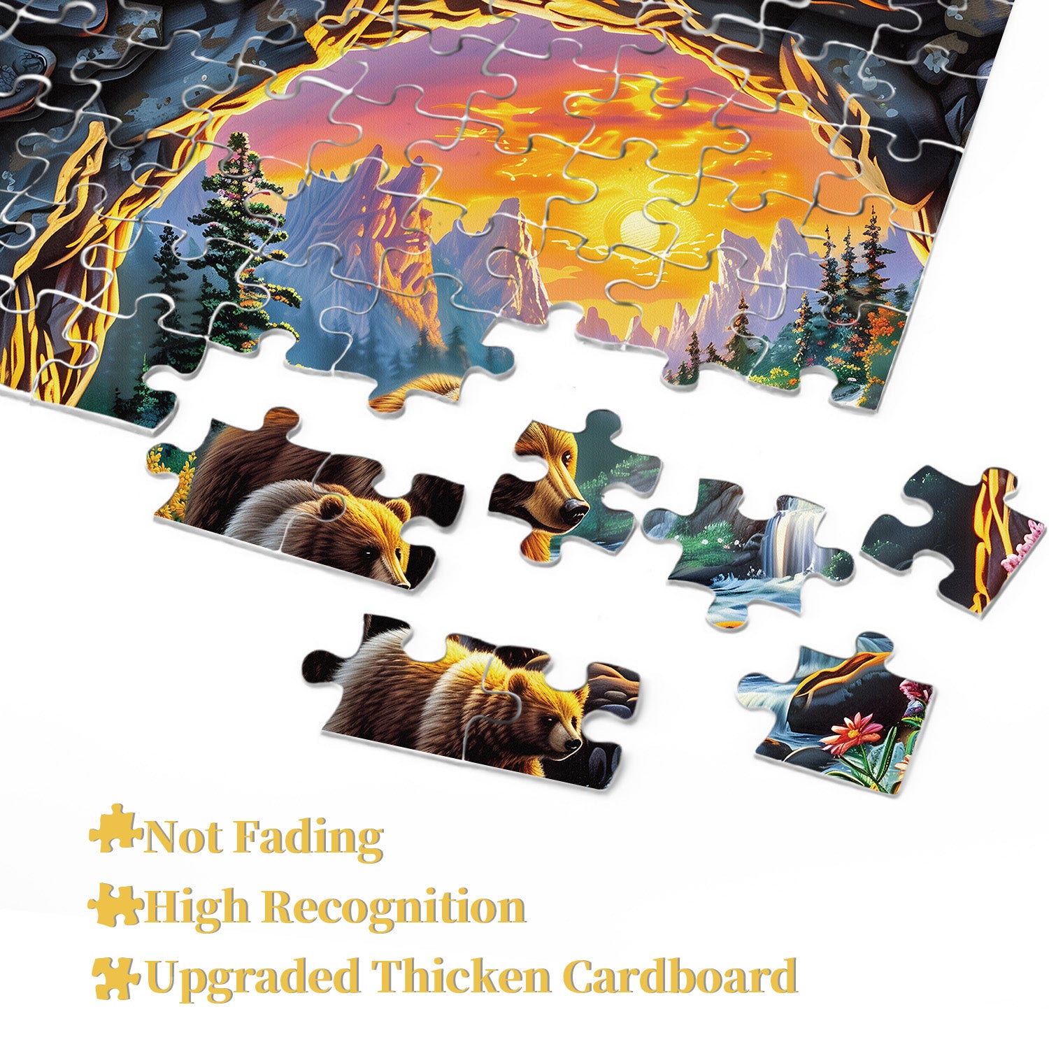 Mountain Bears Jigsaw Puzzle 1000 Pieces