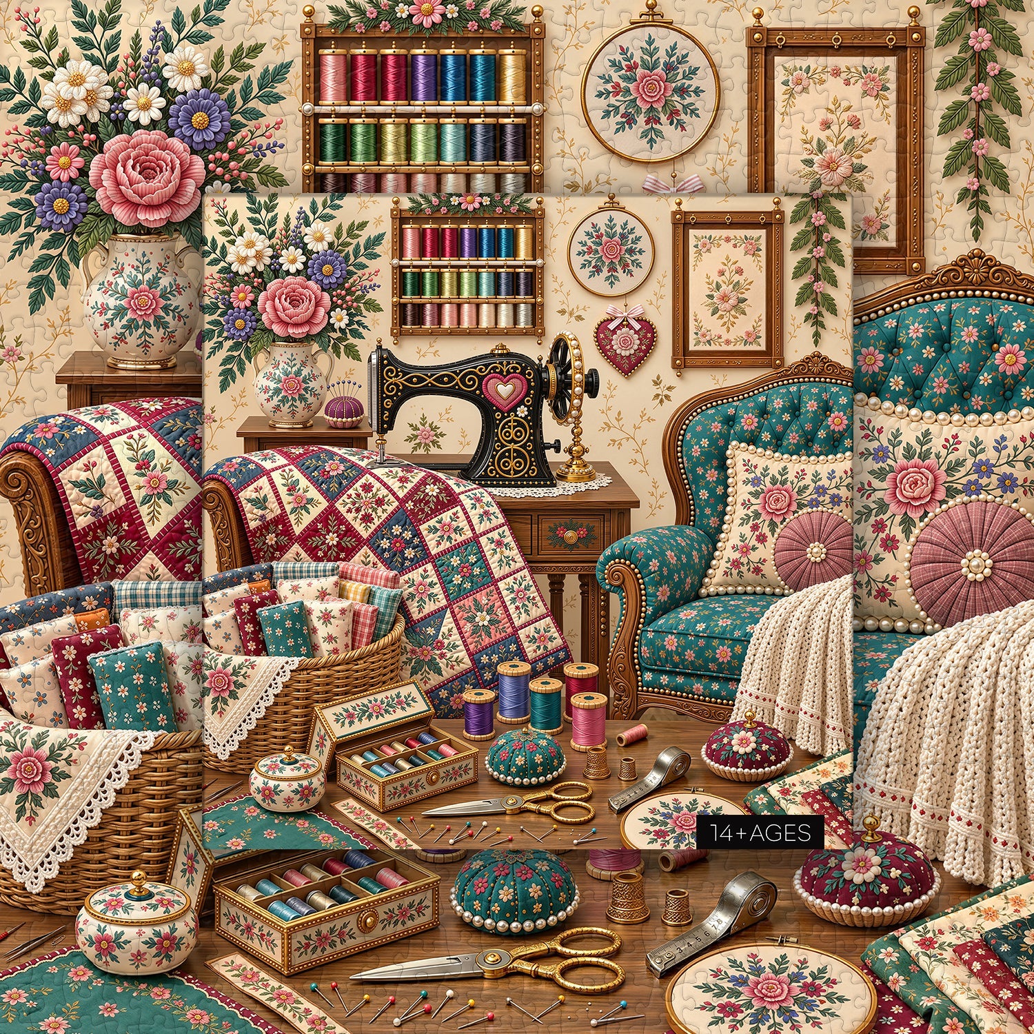 Stitched Memories Jigsaw Puzzle 1000 Piece