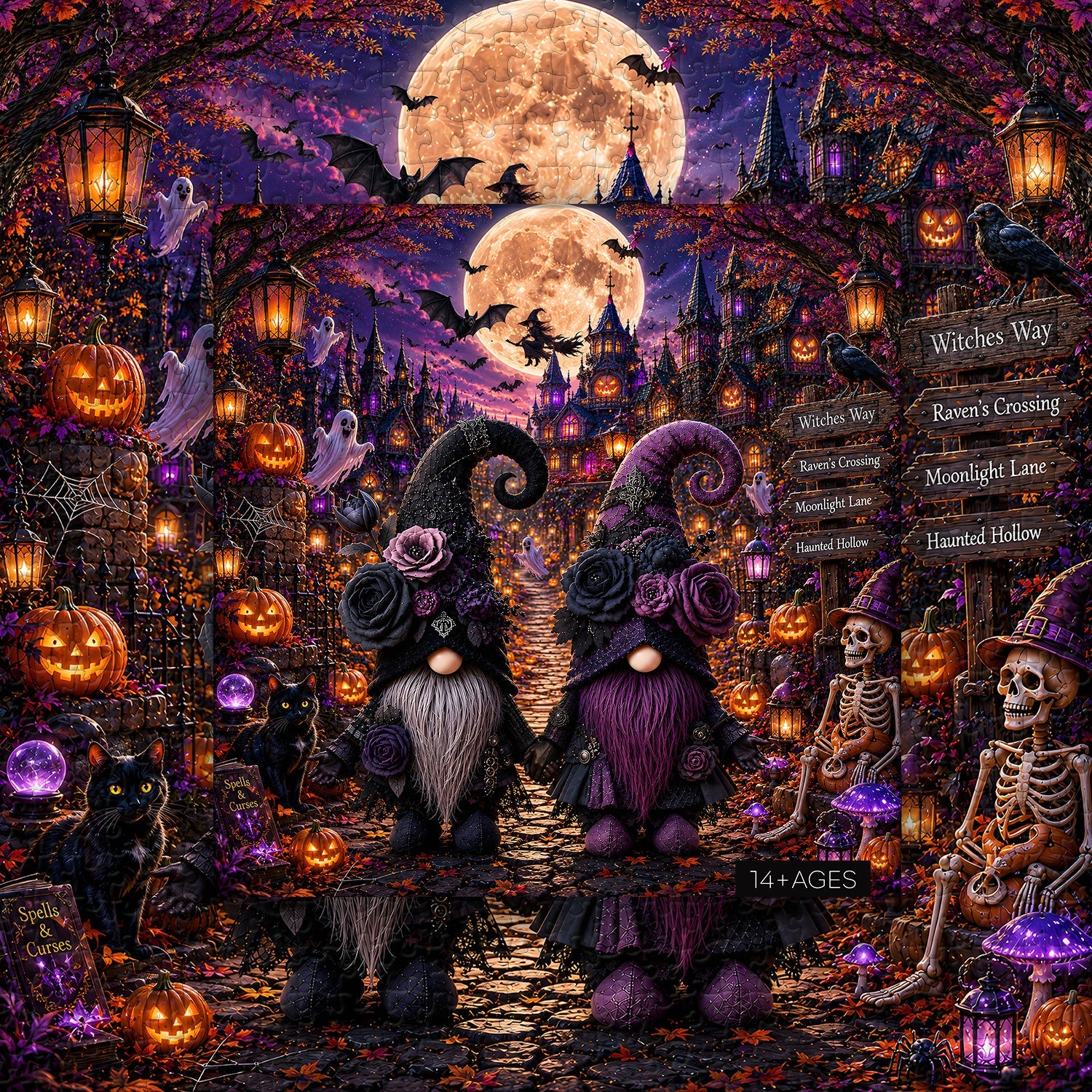 Witchy Gnomes Jigsaw Puzzle 1000 Pieces