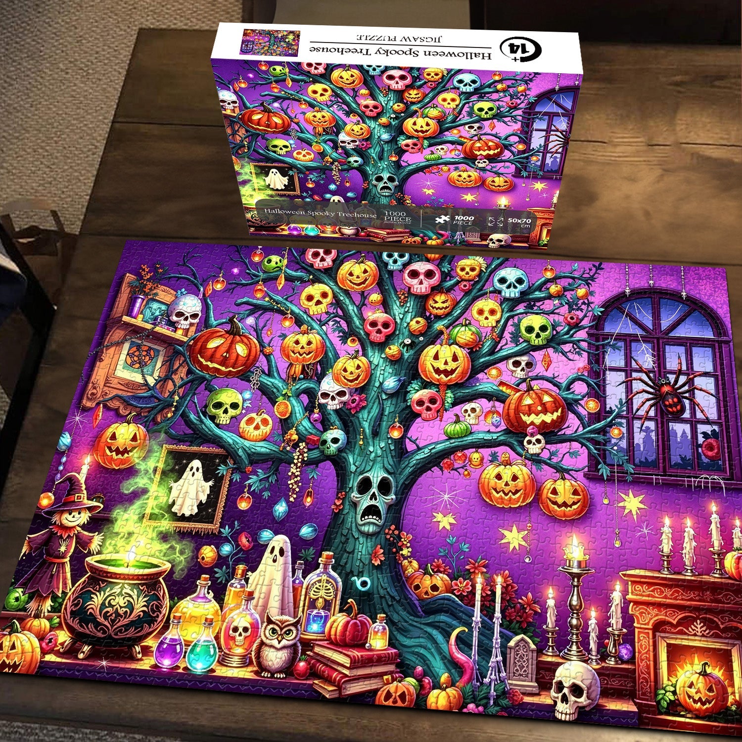 Halloween Spooky Treehouse Jigsaw Puzzle 1000 Pieces