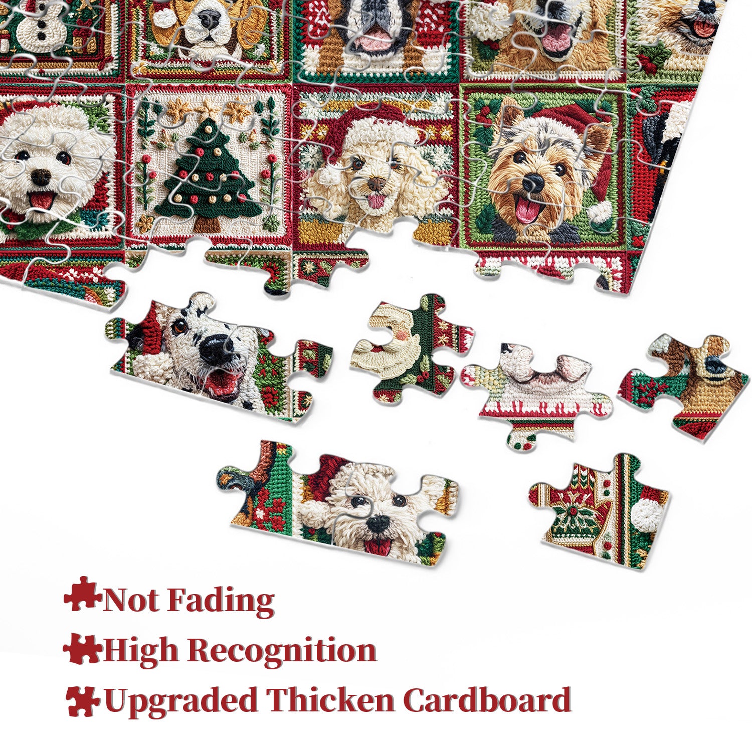 Christmas Dogs Jigsaw Puzzles 1000 Pieces