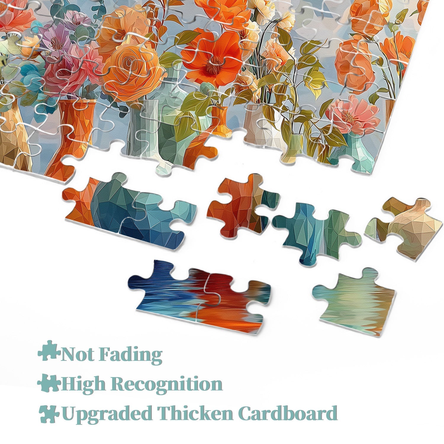 Colorful Vases Jigsaw Puzzle 1000 Pieces
