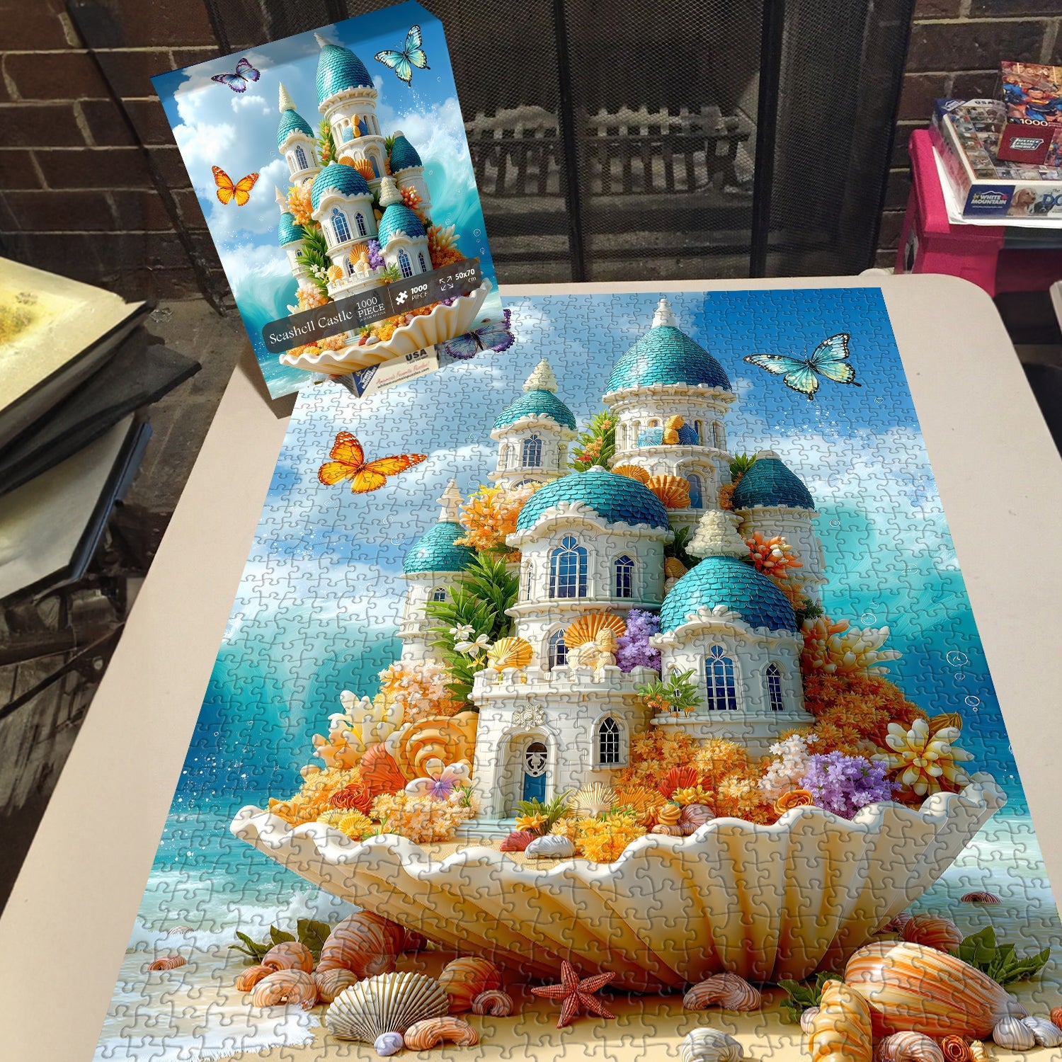 Seashell Castle Jigsaw Puzzle 1000 Pieces
