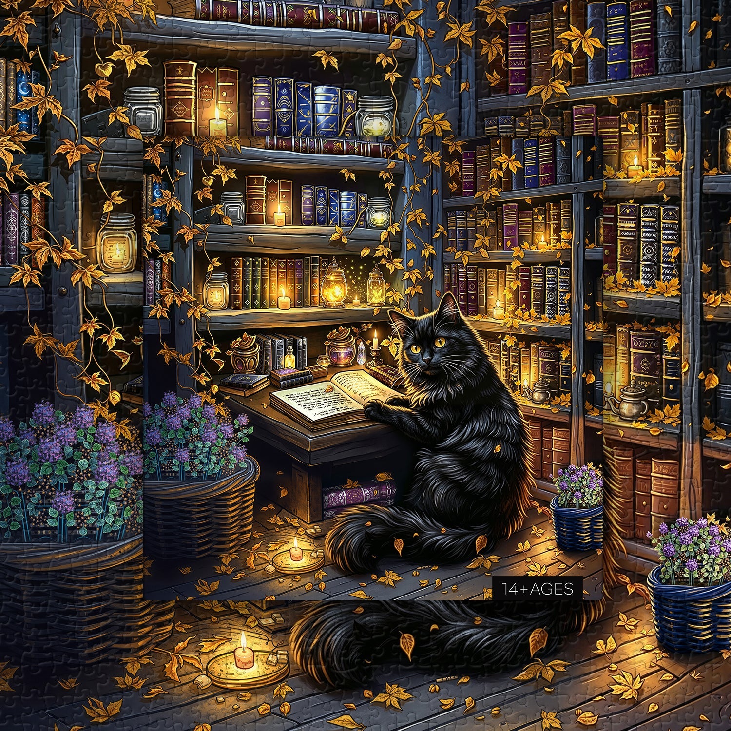 Nocturnal Scholar Jigsaw Puzzle 1000 Piece