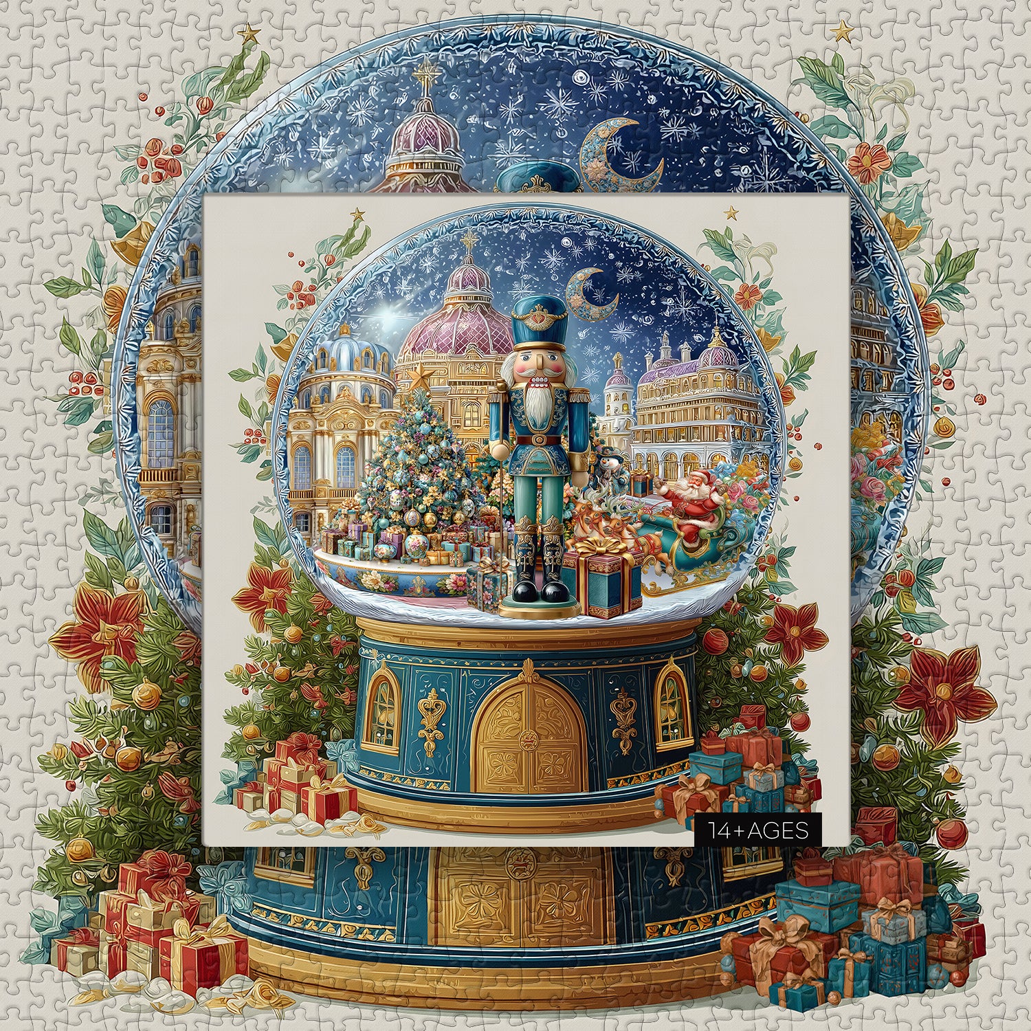 Christmas Nutcracker Globe Jigsaw Puzzle 1000 Piece