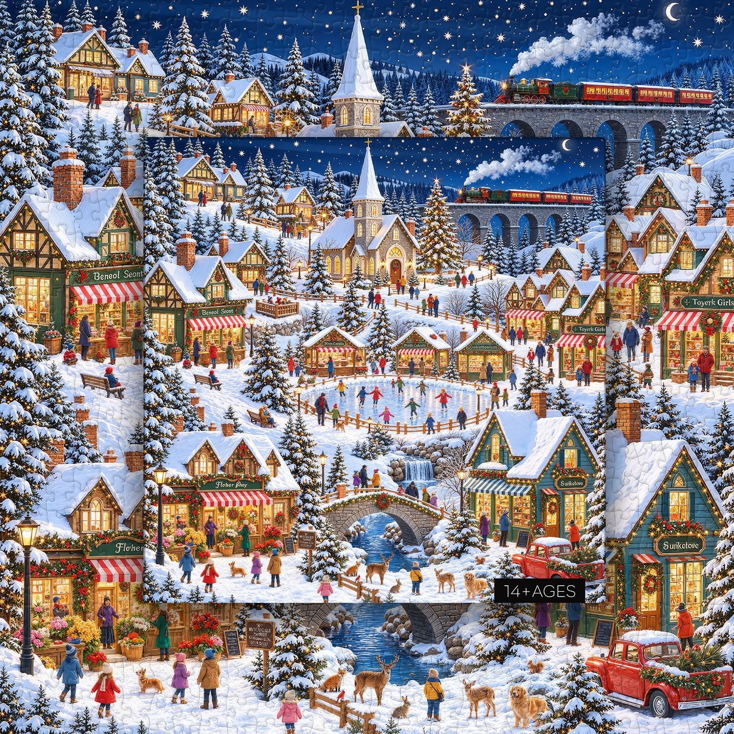 Winter Fest Jigsaw  Puzzle 1000 Piece