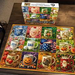 Holiday Mug Collection Jigsaw Puzzle 1000 Piece