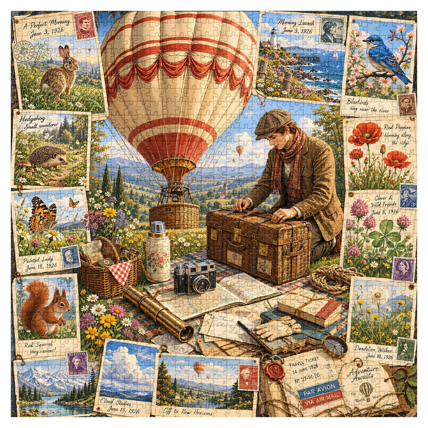 Explorer's Journal Jigsaw Puzzle 1000 Piece