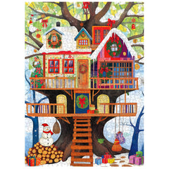 Christmas Treehouse Jigsaw Puzzle 1000 Pieces