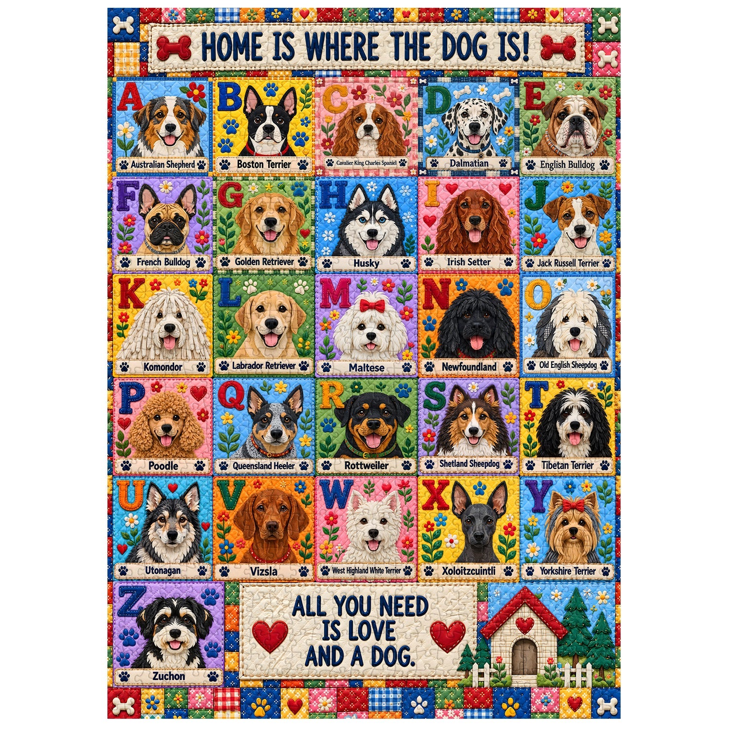 Paws of Love Jigsaw Puzzle 1000 Pieces