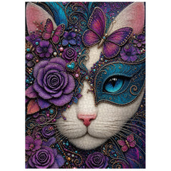 Masquerade Cat  Jigsaw Puzzle 1000 Pieces