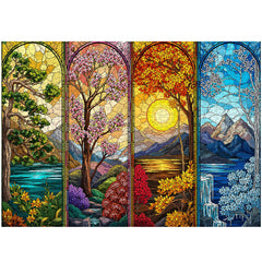 Seasonal Panels Jigsaw Puzzle 1000 Piece